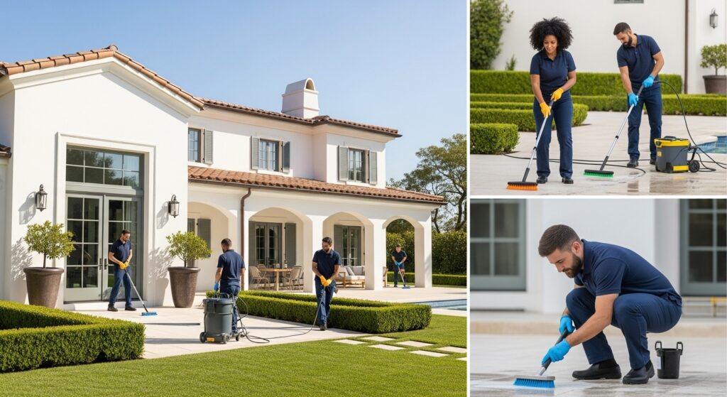 villa cleaning