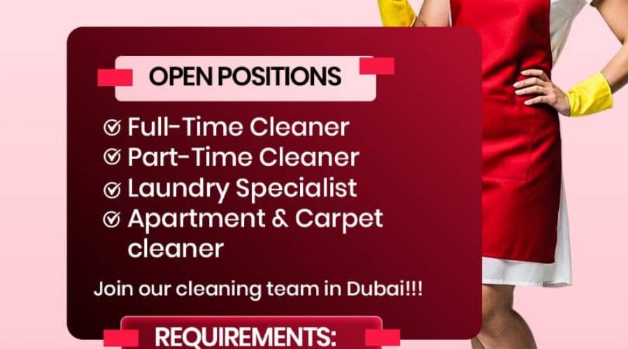 We’re Hiring! Join the Clean With Khassie Team in Dubai 🧽✨